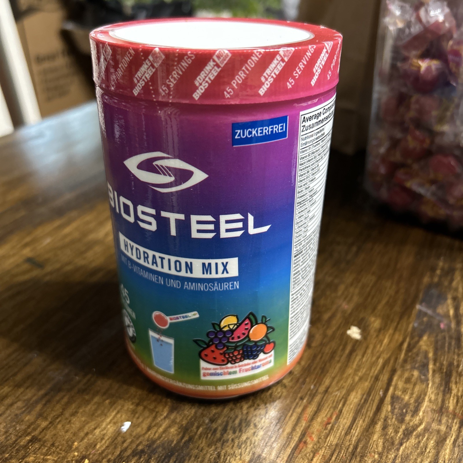 Biosteel Hydration Mix Essential Electrolytes – rainbow twist- 45 serv exp 9/26