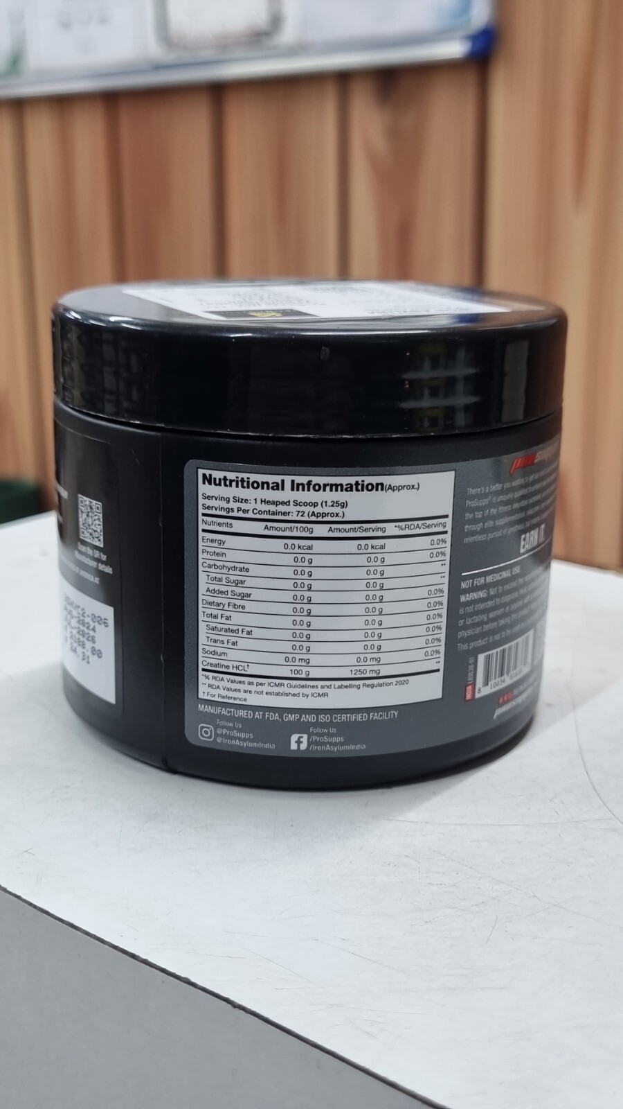 Creatine Hcl 90 gm Support Performance & Build Muscle Growth