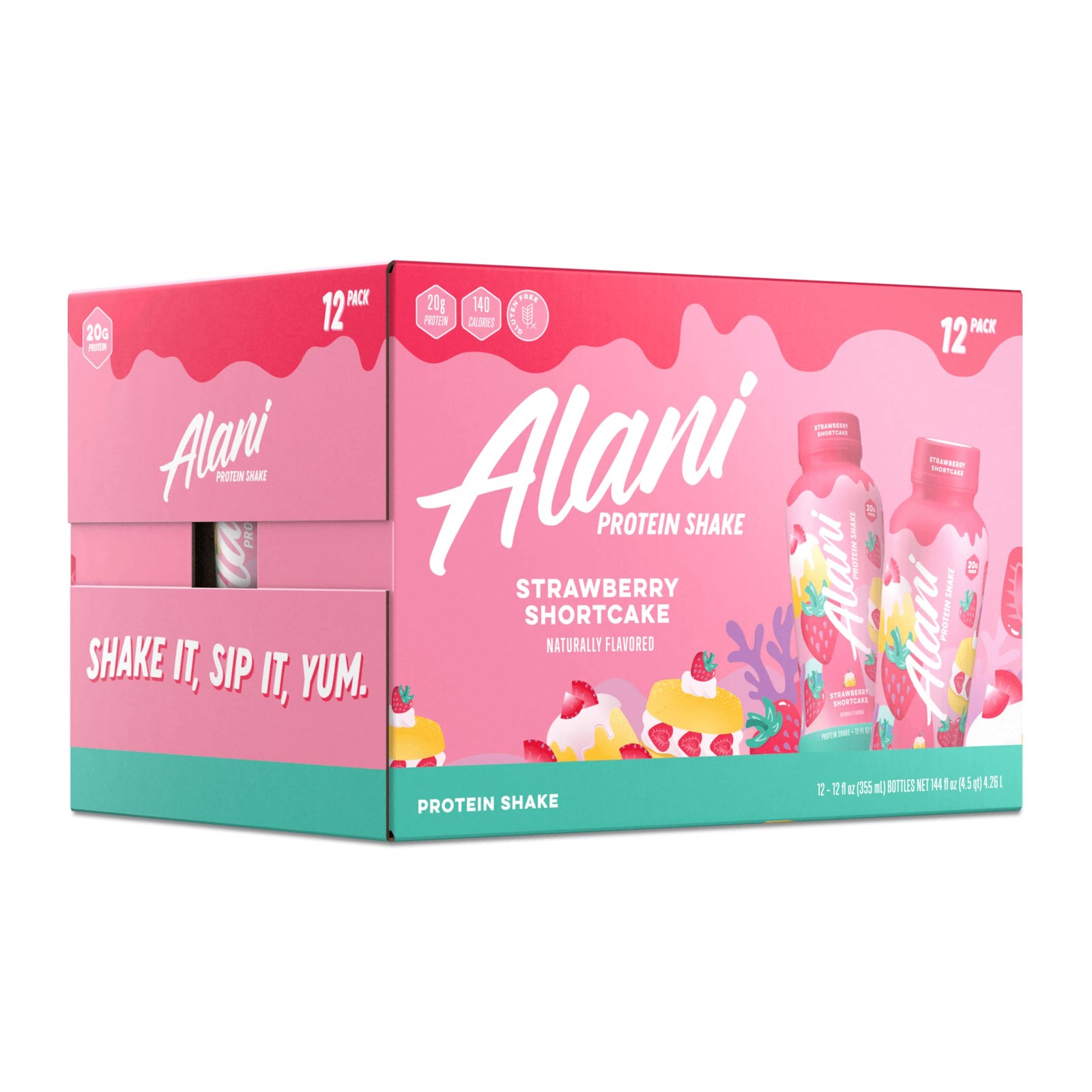 Alani Nu Protein Shake Ready To Drink Naturally Flavored Gluten Only 140