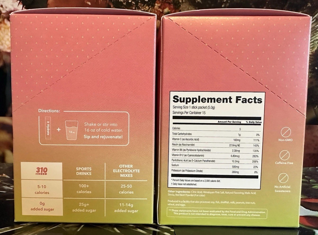 2x Boxes Watermelon 310 Nutrition Hydrate Electrolyte 283% B12 +B6+B5+B3 +111% C