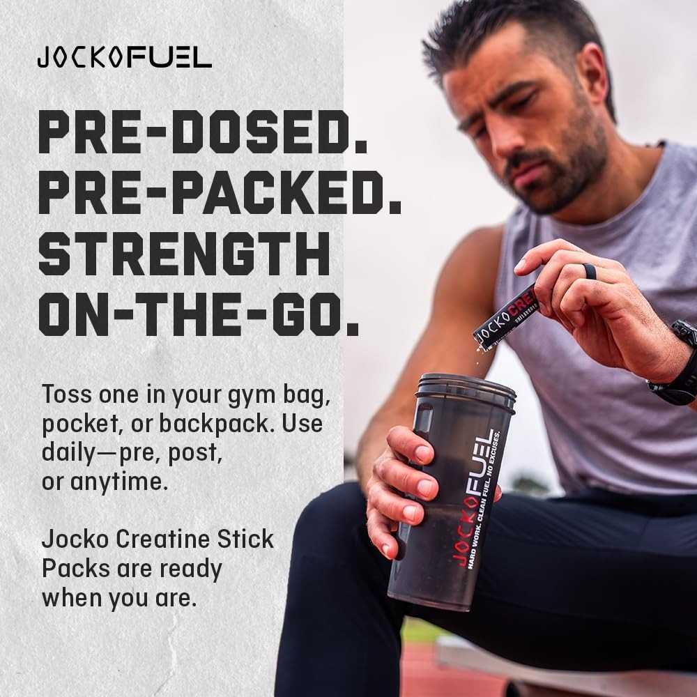 Creatine Monohydrate Stick Packs – Micronized Travel Size Powder for Muscle Grow
