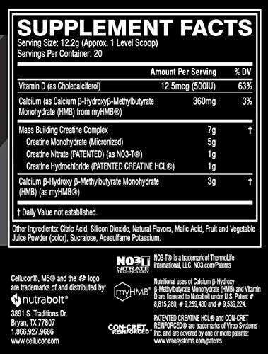 Cellucor M5 Ultimate – Creatine Post Workout Powder – 20 Servings – Fruit Punch