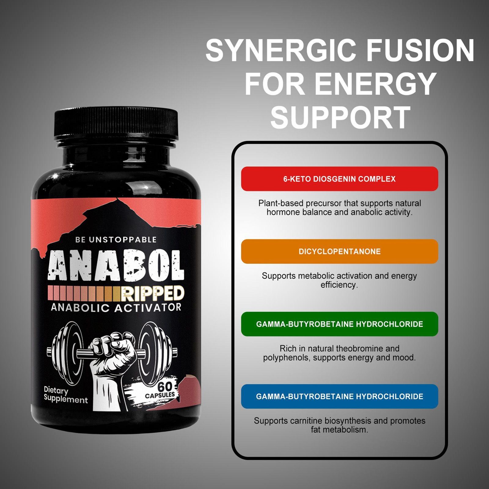 Anabol Hardcore Anabolic Muscle Builder – 60 Liquid Capsules