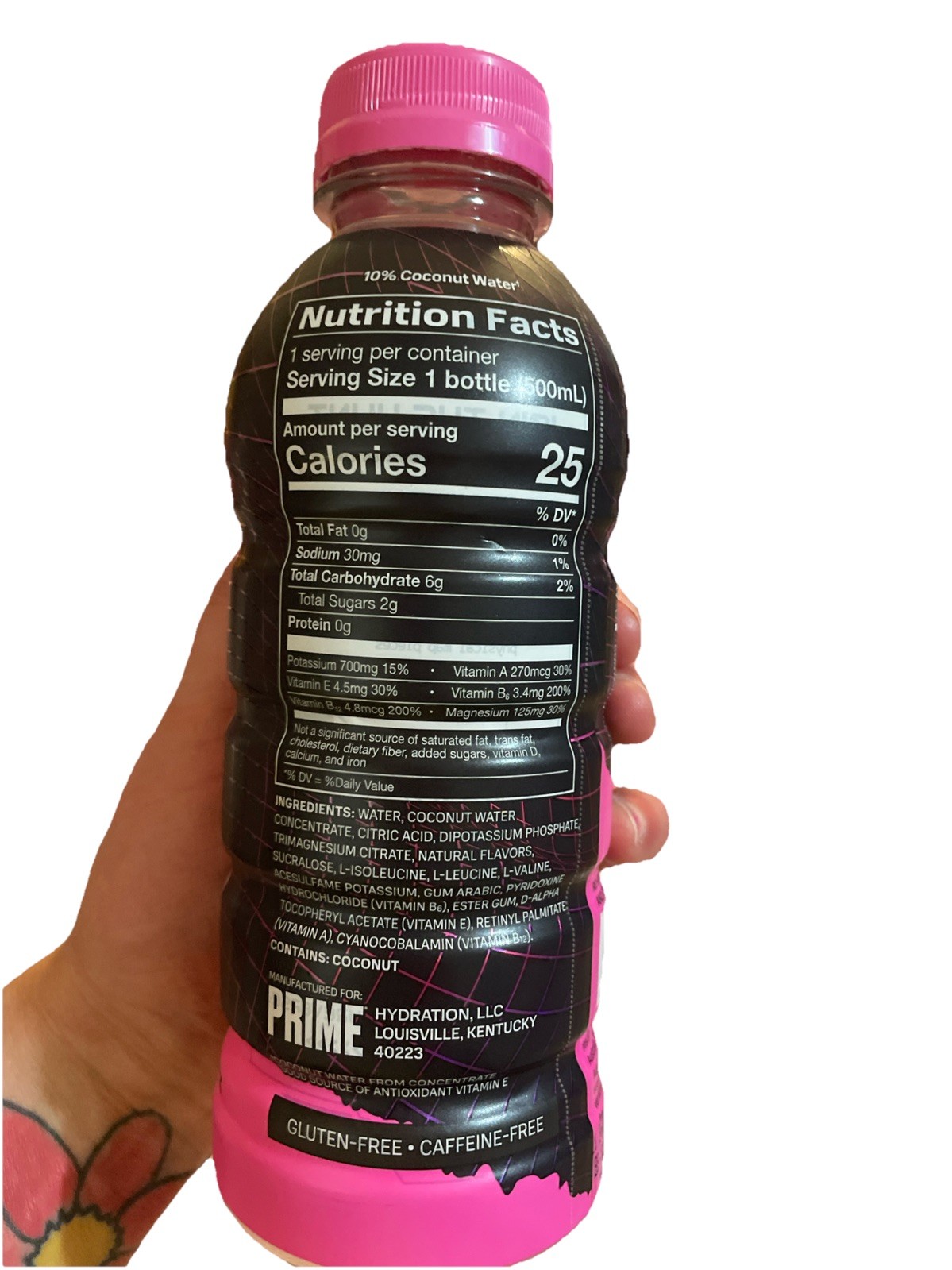 3x Limited Edition X Pink Black Hydration Drink 16.9 fl oz Brand New KSI•PAUL