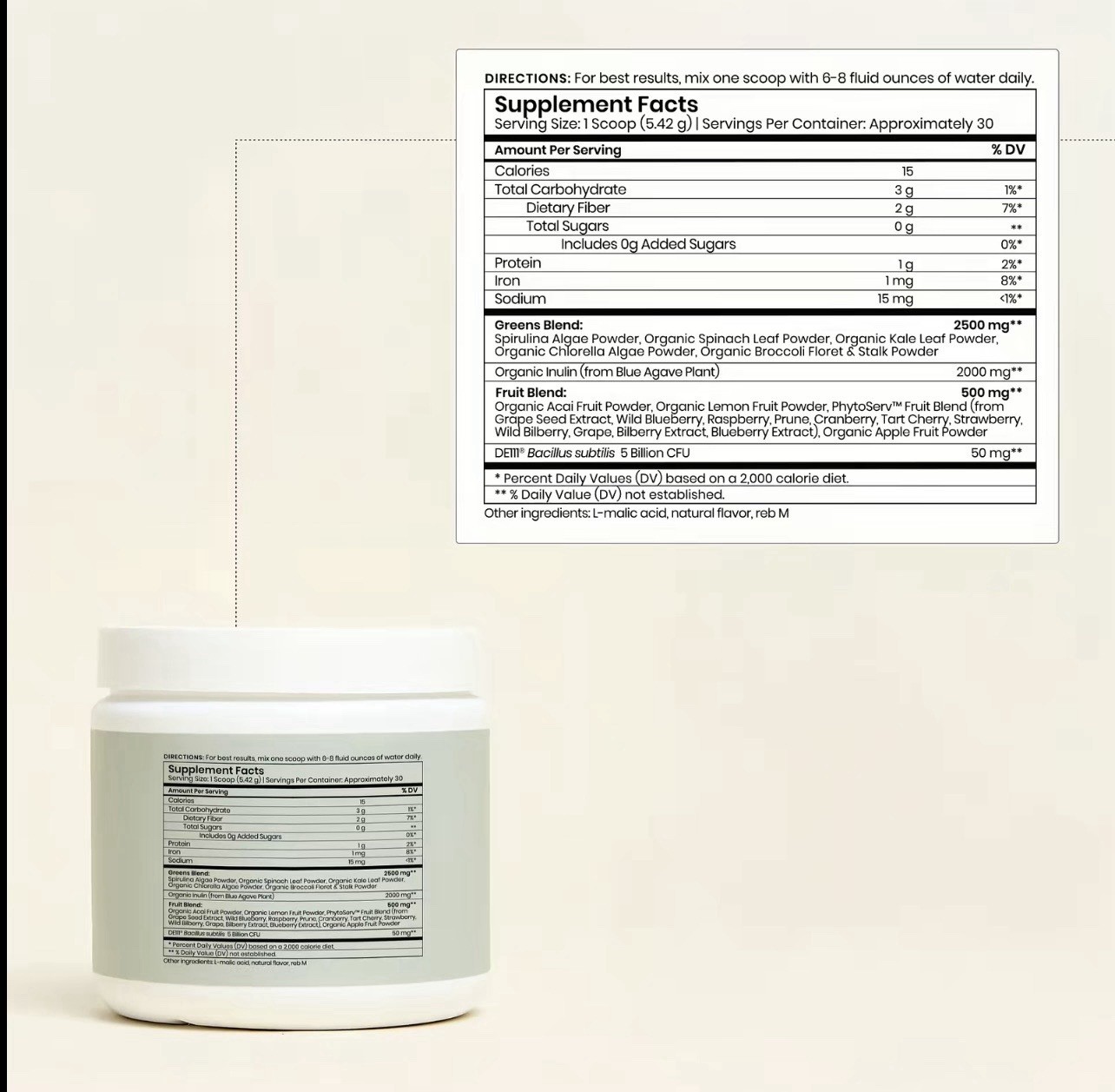 Perelel Cellular Hydration Powder – Mango Lemonade 8.5 oz (241 g)- 28 Day Supply