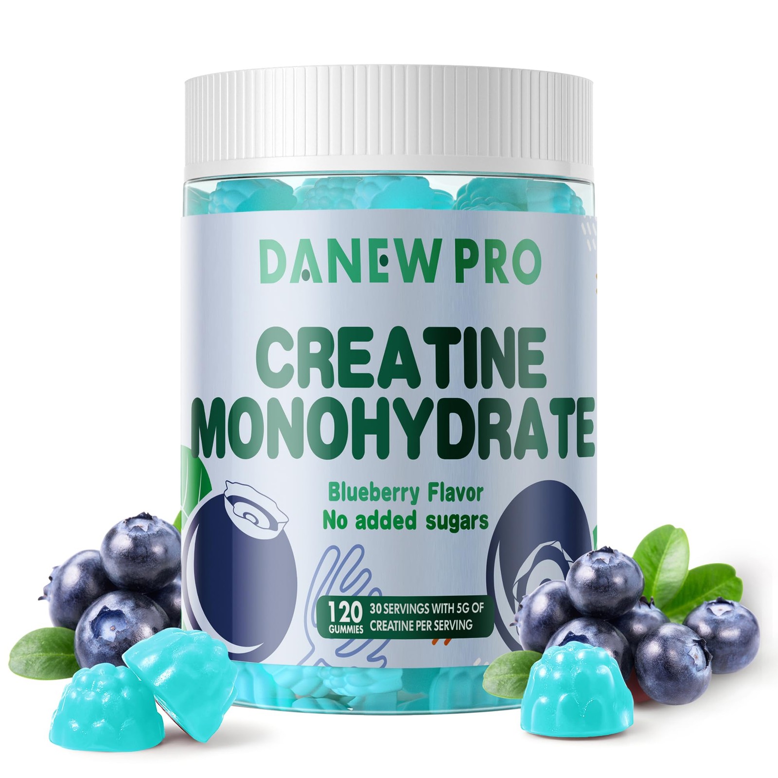 Gomitas Monohidrato De Creatina 5000mg Desarrollar Músculo Para Hombres/Mujeres