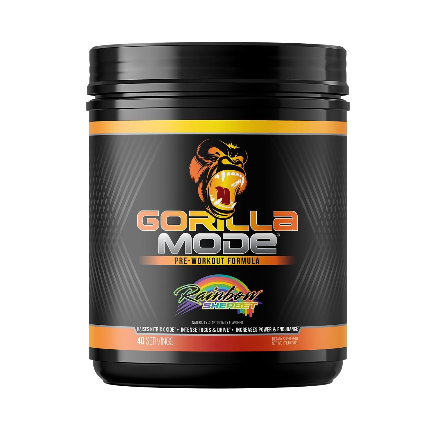 Pre Workout Supplement – Massive Pumps, Laser Focus, Energy Boost – 800g Rainbow