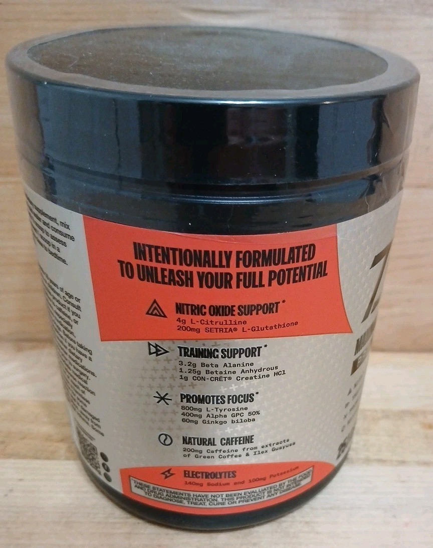 1CT: ZOA+ Zero Sugar PRE-WORKOUT! Powder “Fruit-Punch” NSF-CERTIFIED SPORT 13oz