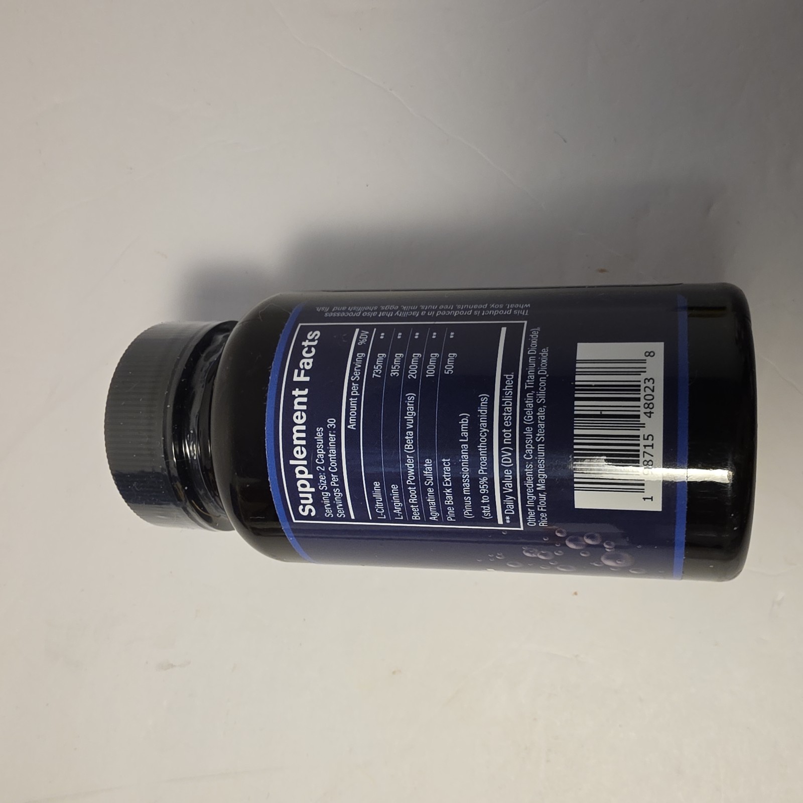 Supplements 4 Warriors Nitric Oxide Booster Supports Circulation 60 Capsules