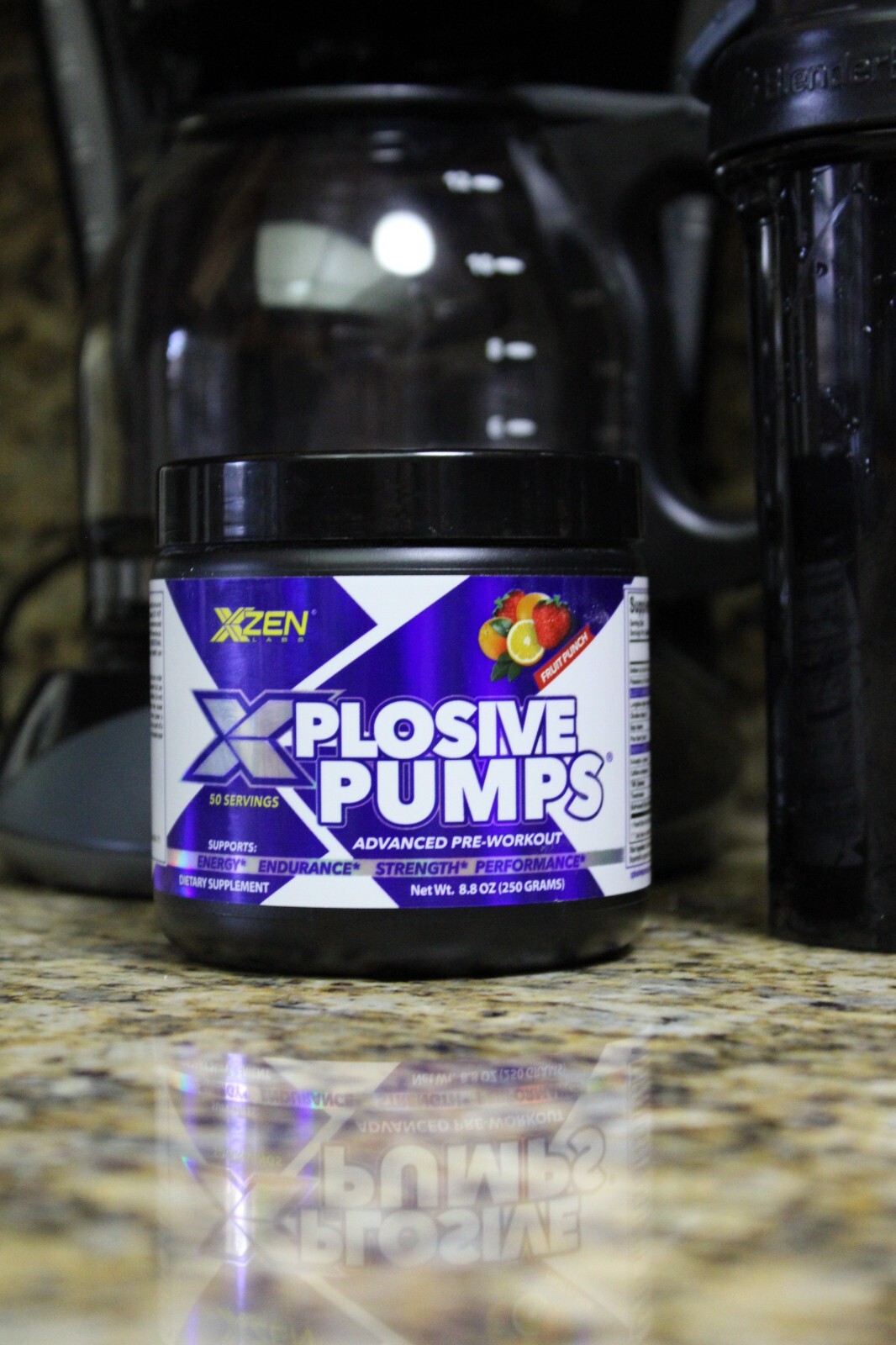 Pre-Workout Powder Bucked Muscle Pump up Supplement Energy Focus 50 Servings FP