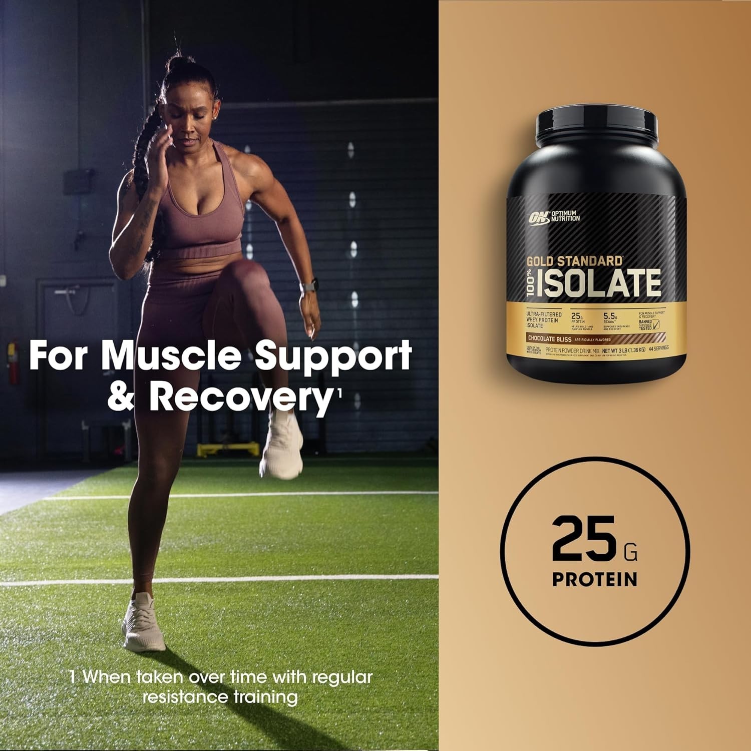 Nutrition Gold Standard 100% Isolate, Protein Powder, Chocolate Bliss, 3lbs