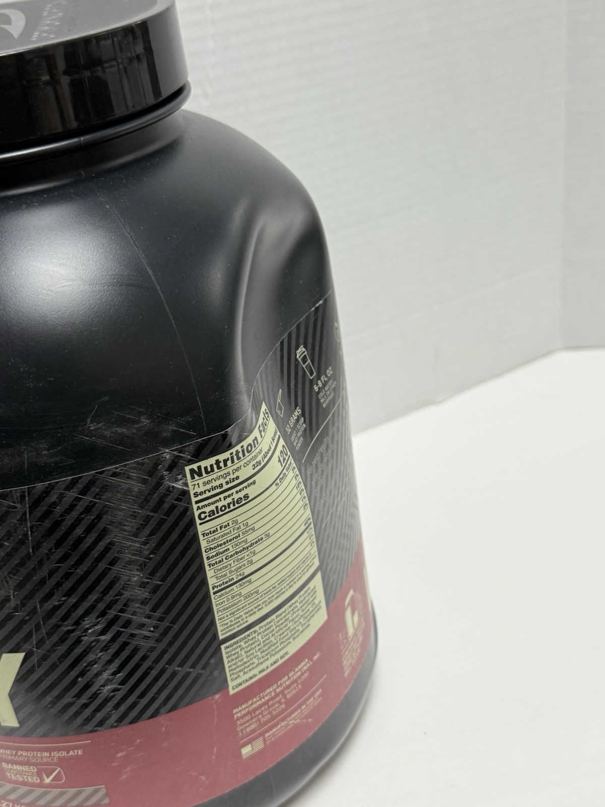 Optimum Nutrition 100% Whey Protein Powder Extreme Milk Choc NEW dented exp12/26