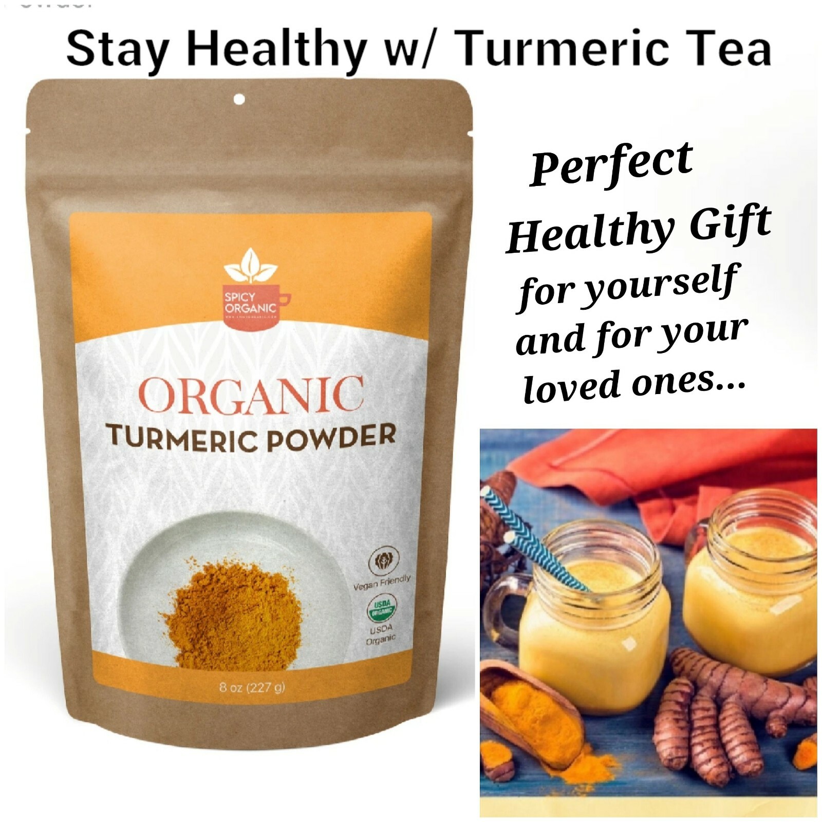 TURMERIC POWDER 1lb ORGANIC, Boost Immunity, Healthy Gift, Joint Support, Weight