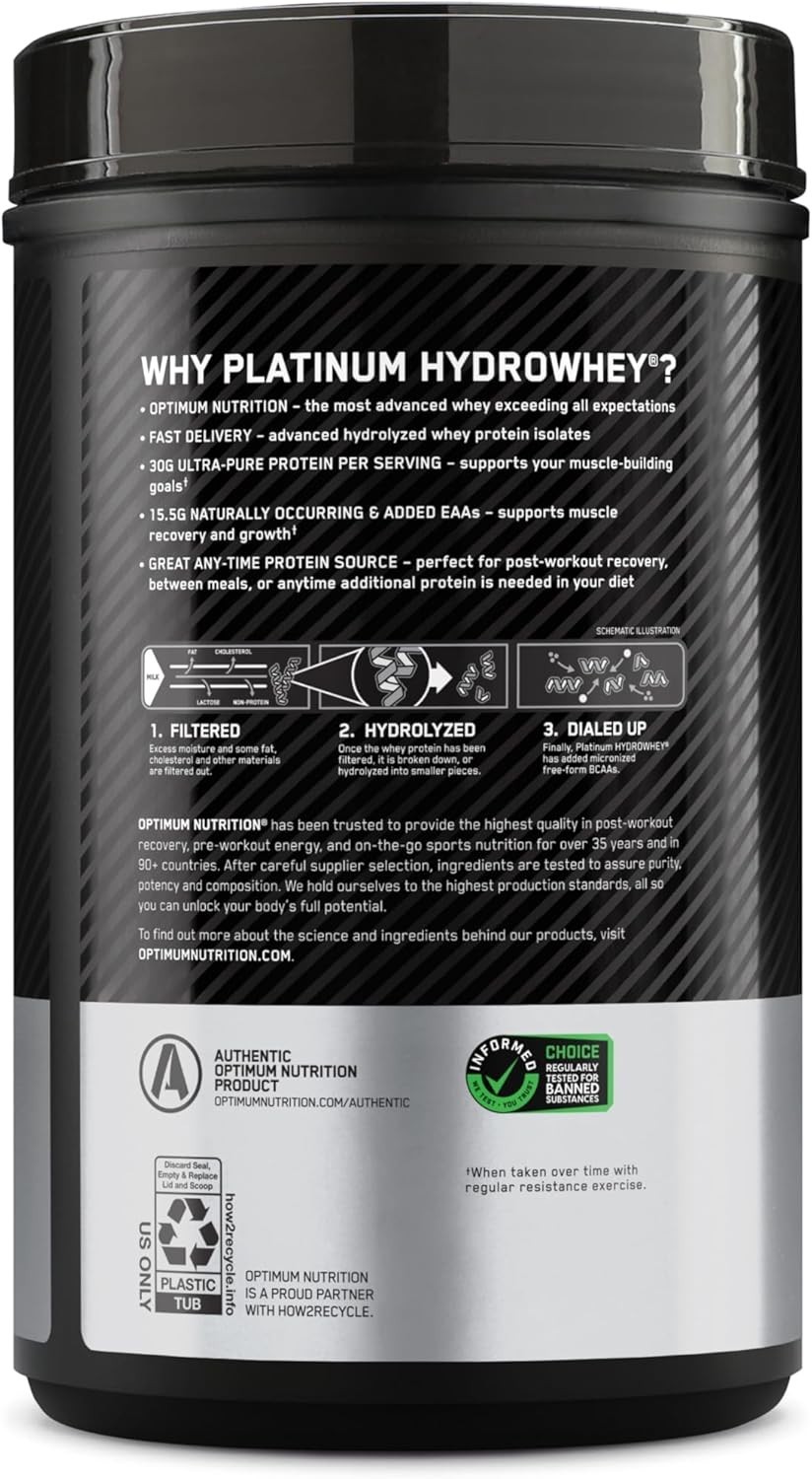 Platinum Hydro Whey, Turbo Chocolate, 1.75 Pound