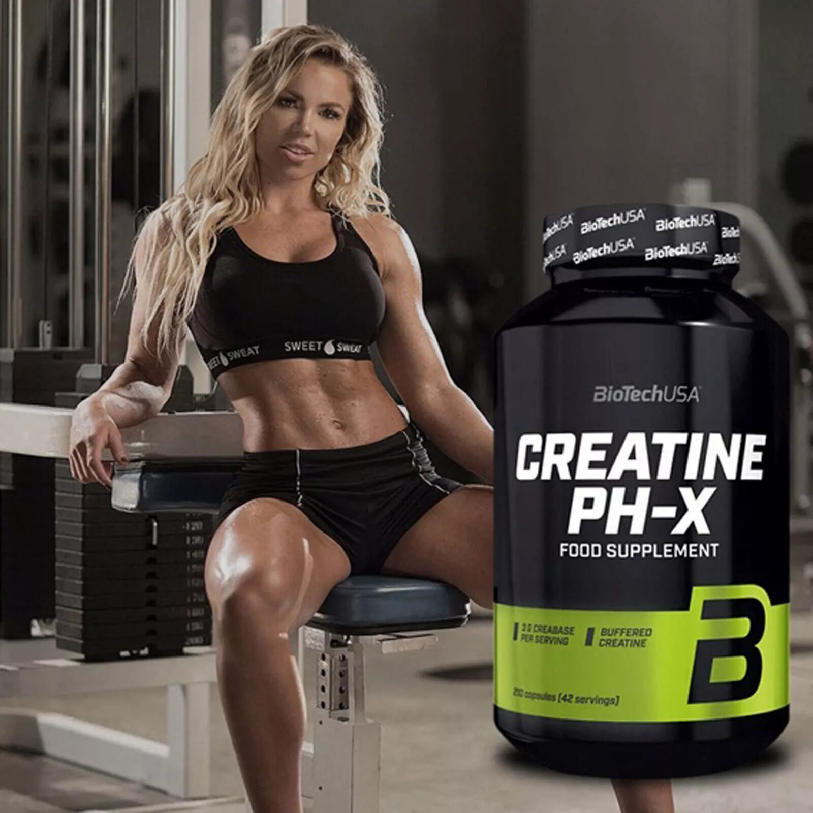 CREATINE PH-X – Increases Strength & Muscle Mass Growth – More Muscle Energy