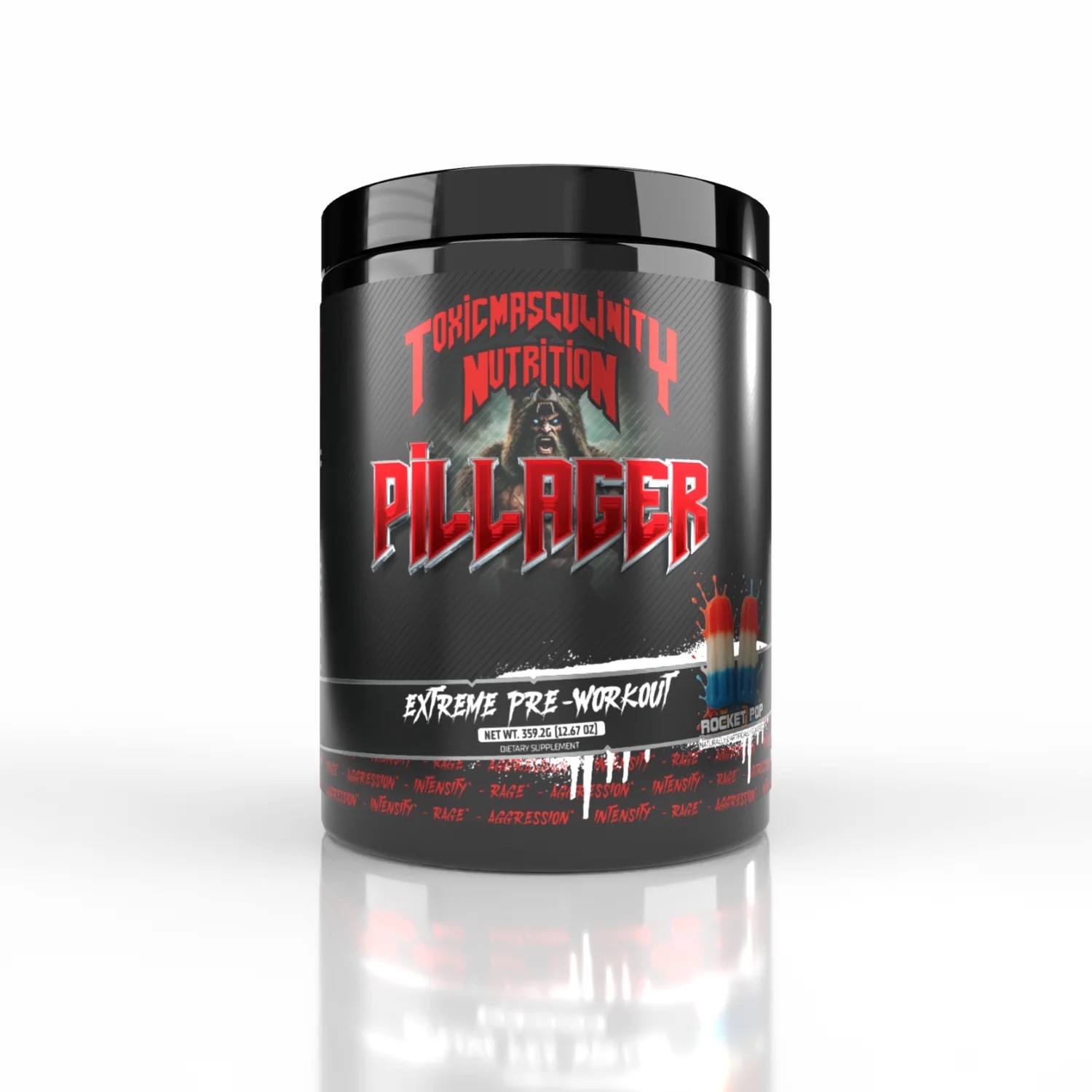 BUNDLE of 3 TOXIC MASCULINITY NUTRITION HIgh Stim Pre-Workouts & Non Stim Pump