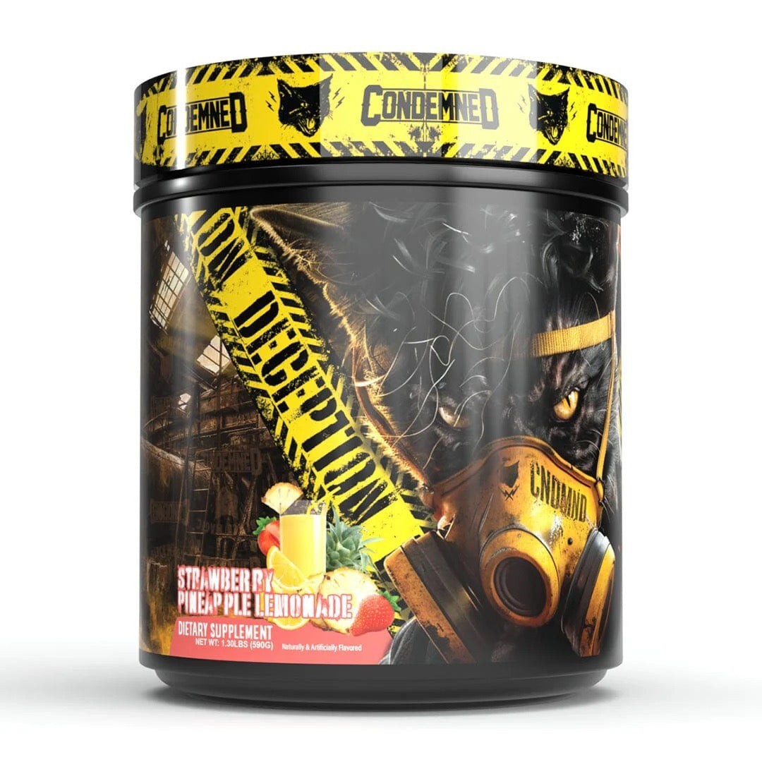 Black Magic x Condemned Labs Deception Pre-Workout -Strawberry Lemonade – 578g