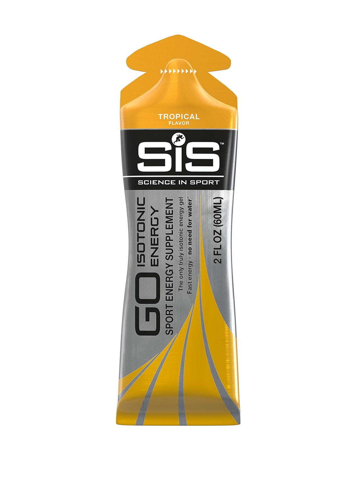 Nutritional Energy Gels Pack of 6 Tropical for Cycling Running Endurance Sports