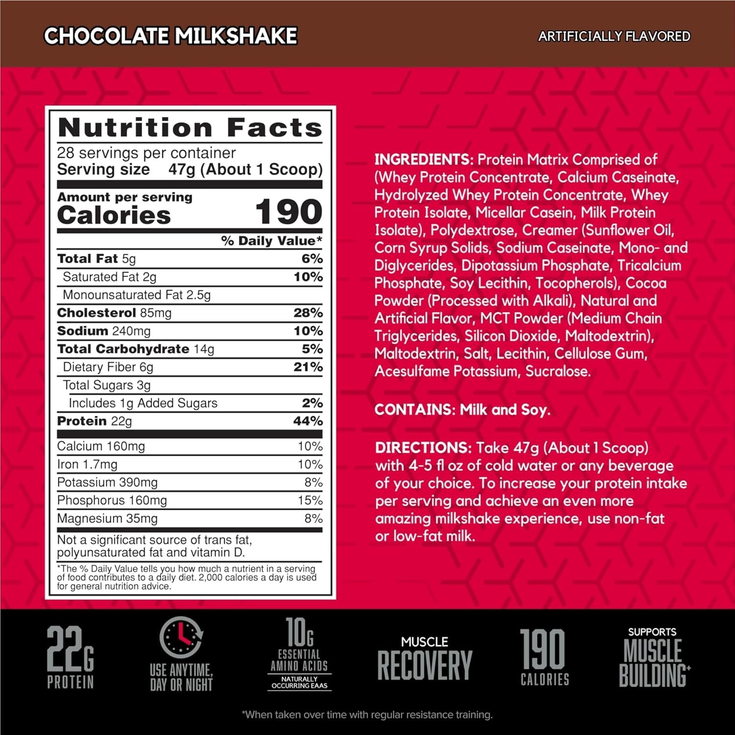 SYNTHA-6 Premium Protein – Chocolate Milkshake (28 Servings)