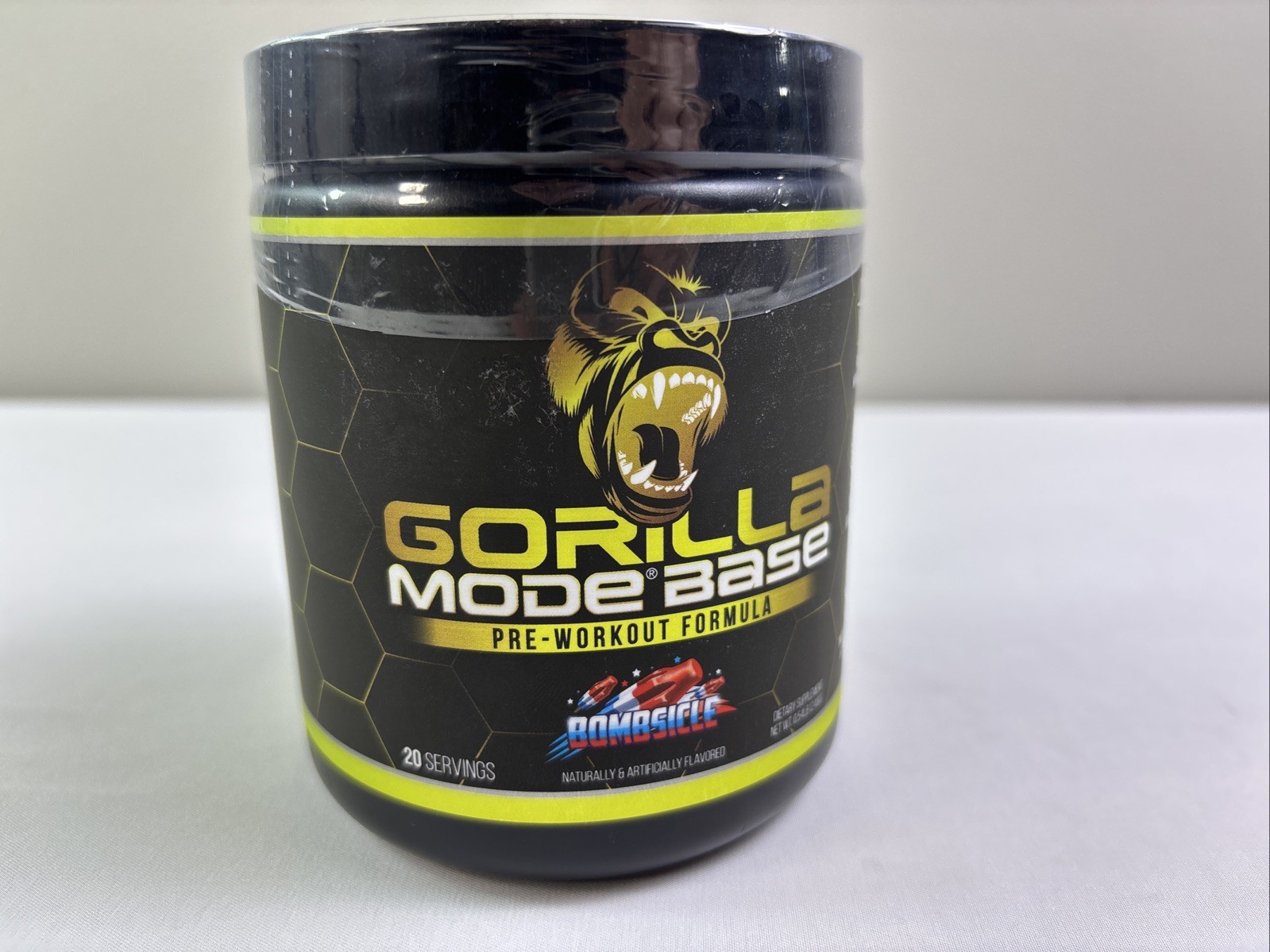 Gorilla Mode Base Pre Workout – Bombsicle 20 Servings Exp 07/2027