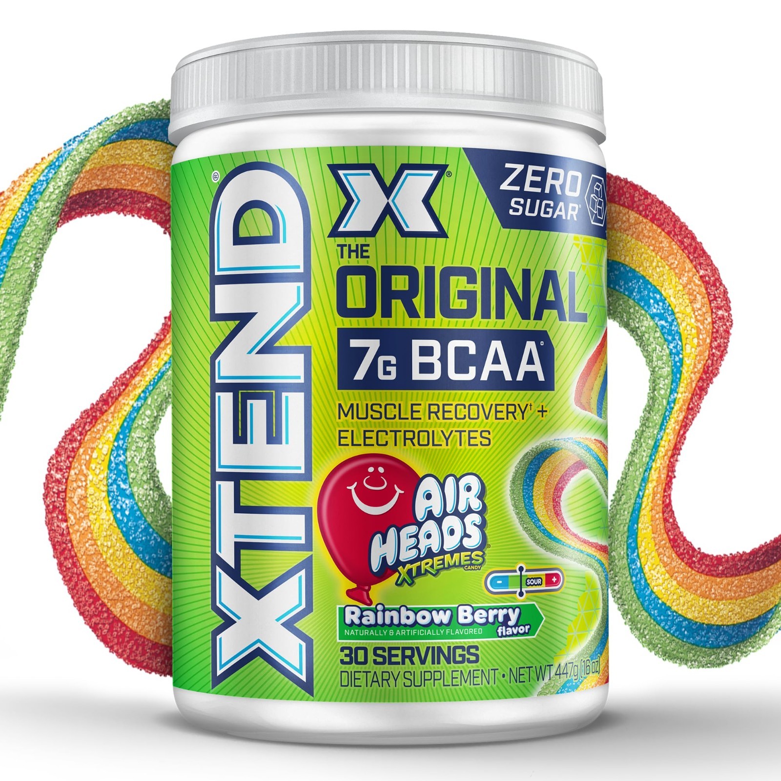BCAA Powder for Muscle Recovery & Hydration, 7g BCAAs, Sugar-Free, 30 Servings