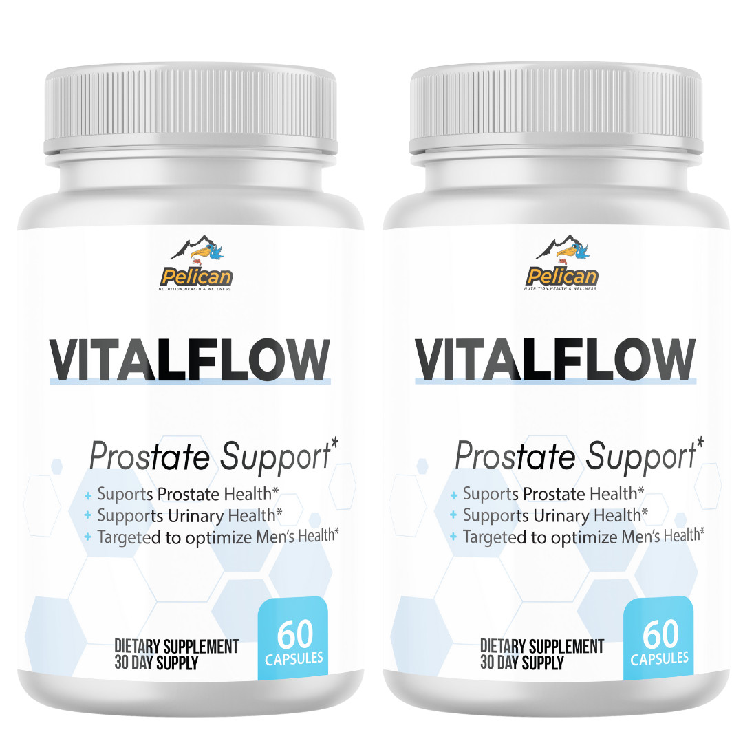 VitalFlow- Support Supplement for Men – Urinary & Bladder Health-2 Bottles