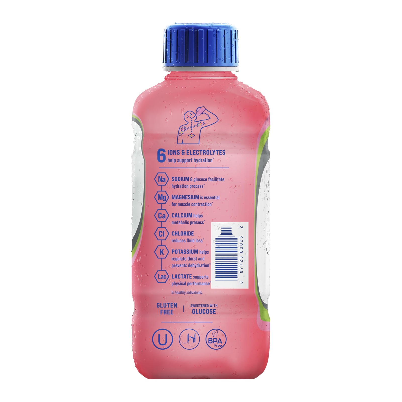 Electrolit, Electrolyte Beverage, 21 FL Oz (Pack of 12), Strawberry-Kiwi
