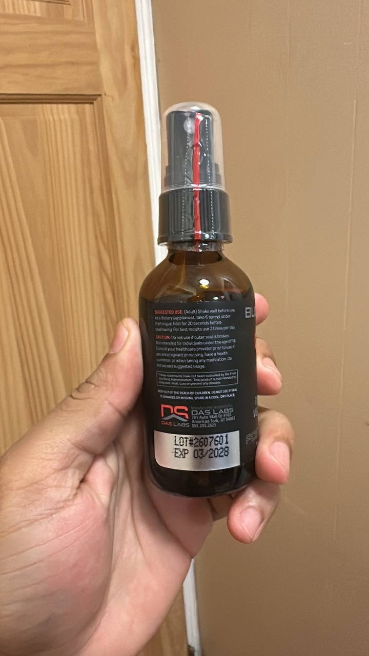 BUCKED UP Deer Antler Velvet Spray IGF-1 -EXP 03/2028