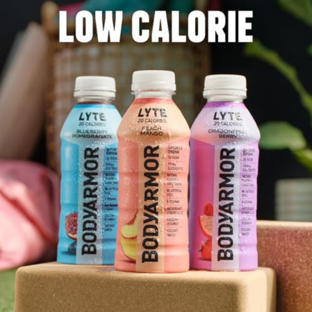 BODYARMOR LYTE, Dragonfruit Berry, Electrolyte Drink, 20 Calories, 16 Fl Oz Bott