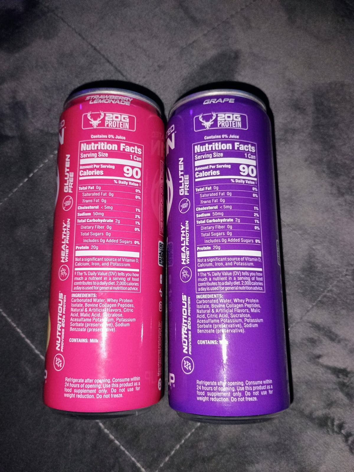 Bucked Up Lightly Carbonated Protein With Collagen
