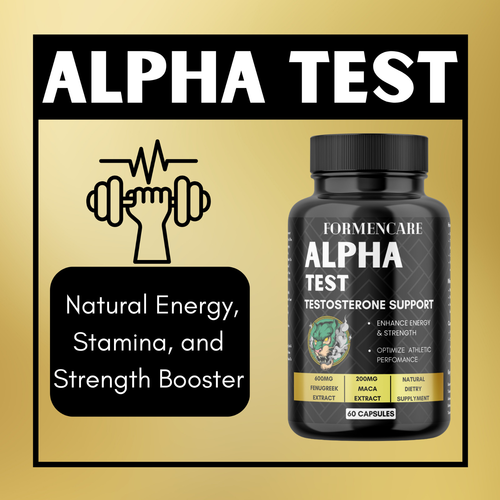 Men Rock Hard Timing Strength For Bed Bull Powers 60 Caps