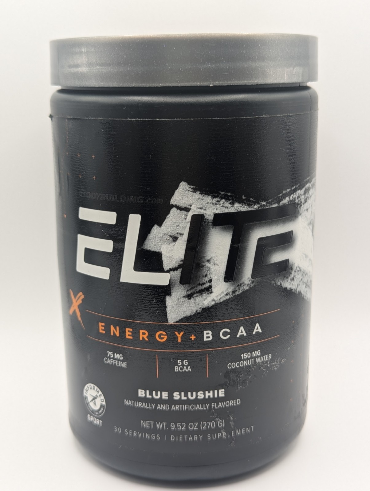 Elite Energy + BCAA Body Building Blue Slushie Flavor 270g