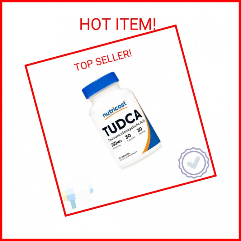 Nutricost Tudca 250mg, 30 Capsules (Tauroursodeoxycholic Acid) – Gluten Free, No