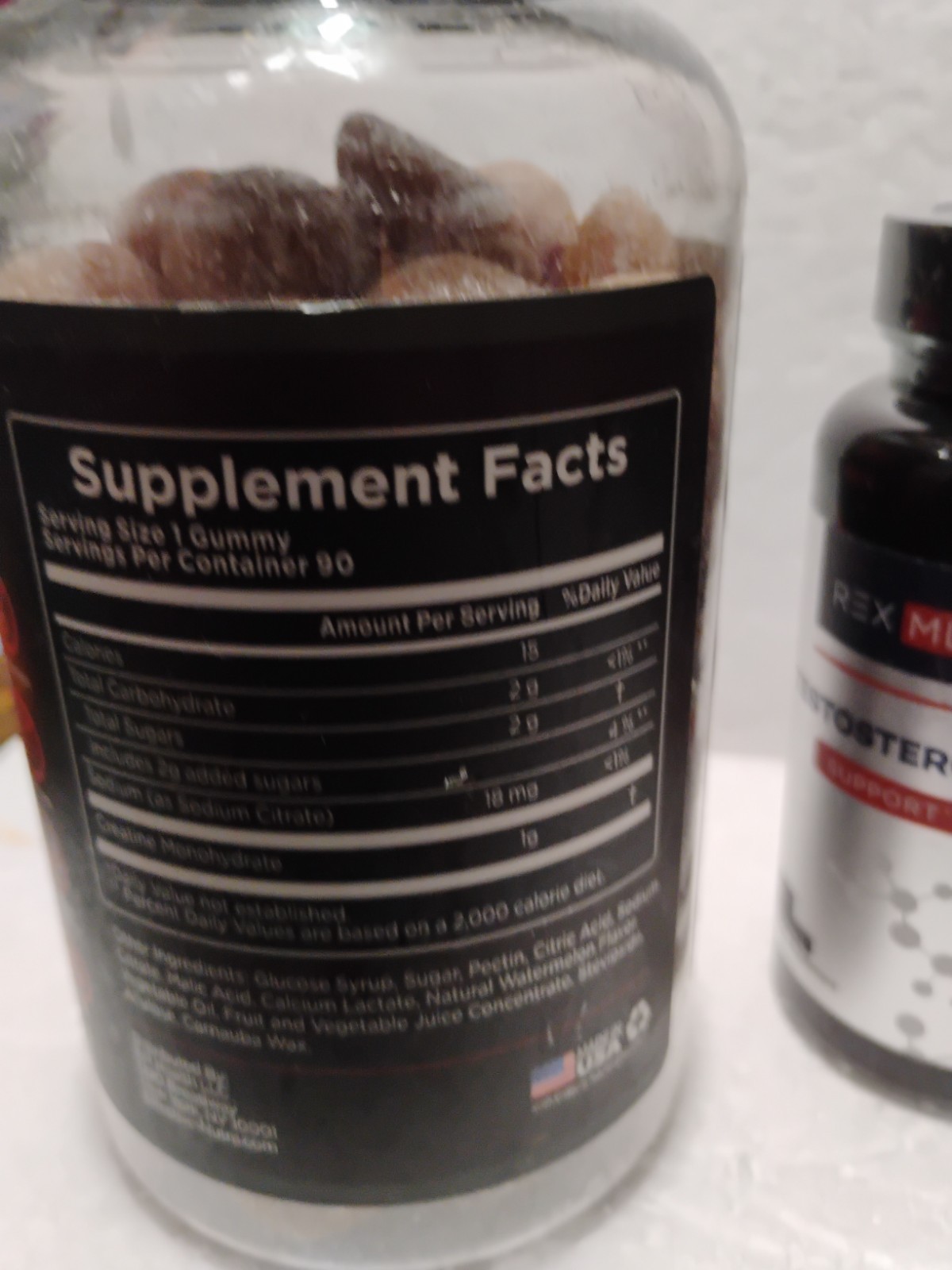 Creatine Gummies & Testosterone Booster Muscle Building Stack