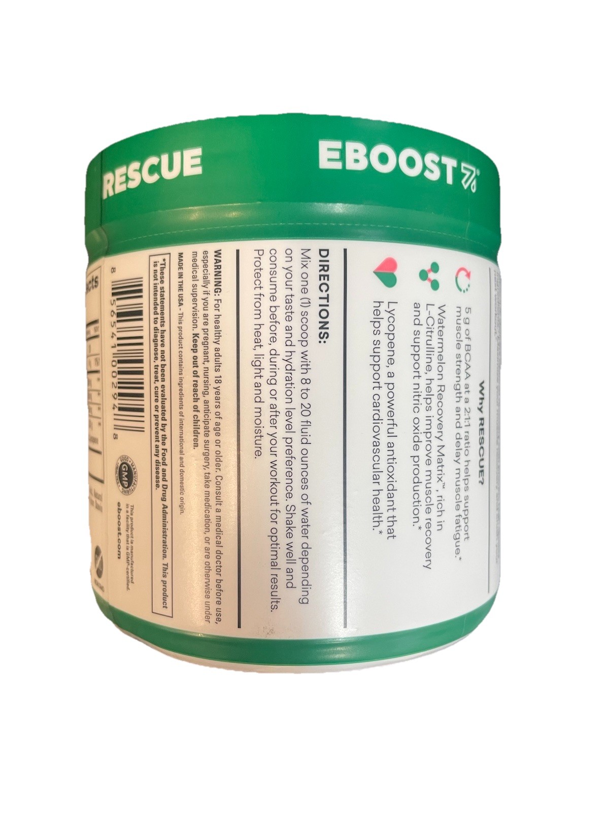Eboost Post-Workout Watermelon Rescue Tub 8.74 oz