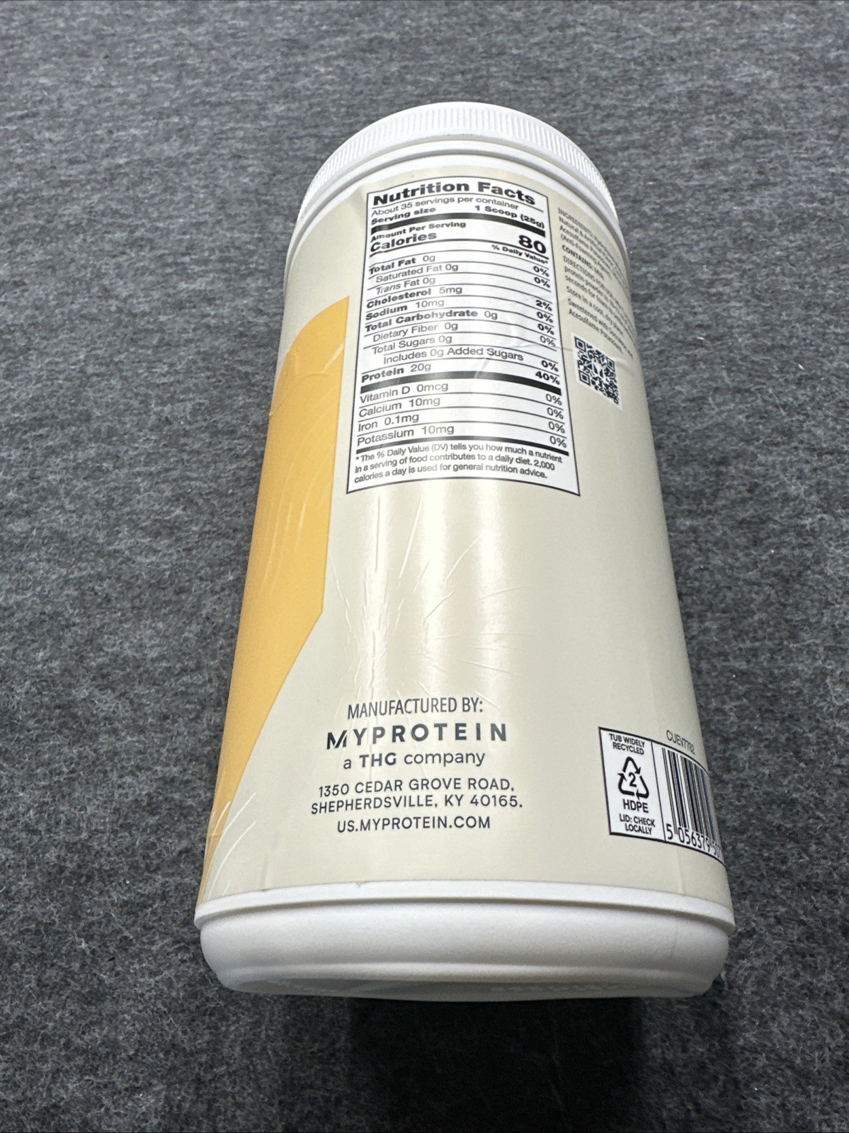 My Protein Clear Whey Isolate Lemonade 1.9 lb 35 Servings 9/2027