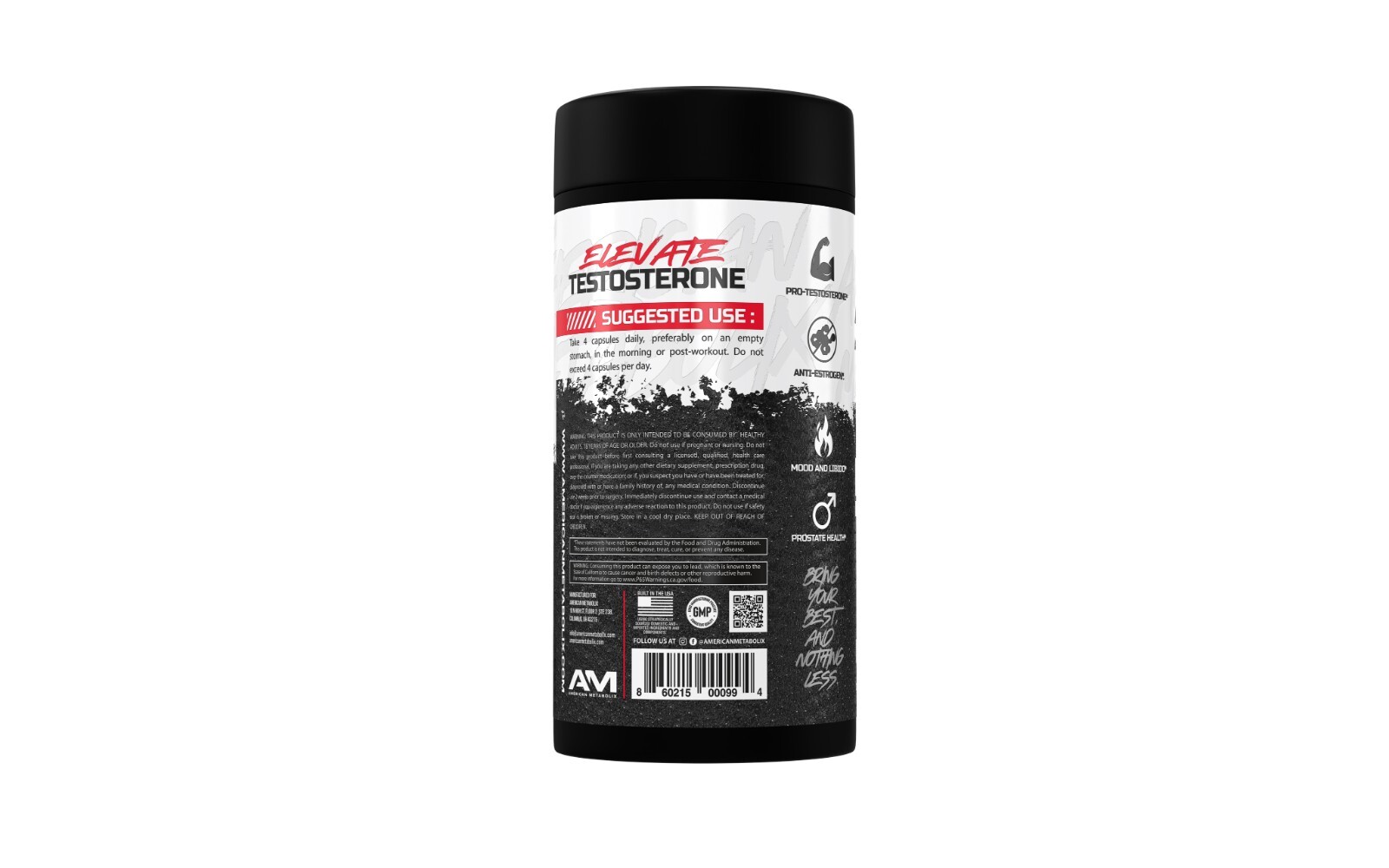American Metabolix MuscleTest Muscle Test Testosterone Booster 120 Capsules NEW!