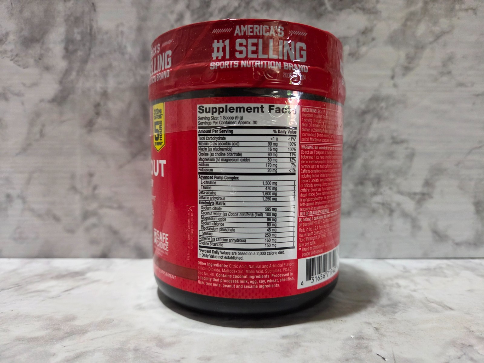 Six Star Pre-Workout Explosion 2.0 Fruit Punch 9.52 OZ OZ 7/2027