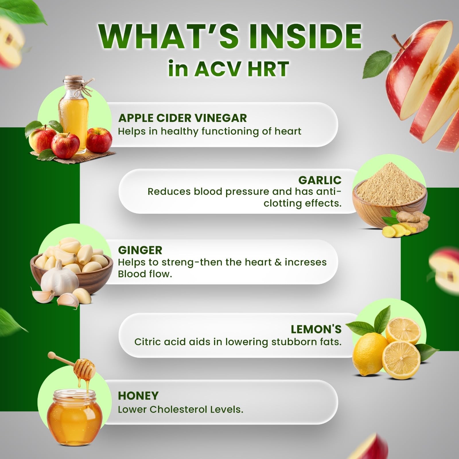 Dr Patkar ACV with Ginger Garlic Lemon Honey 500ml