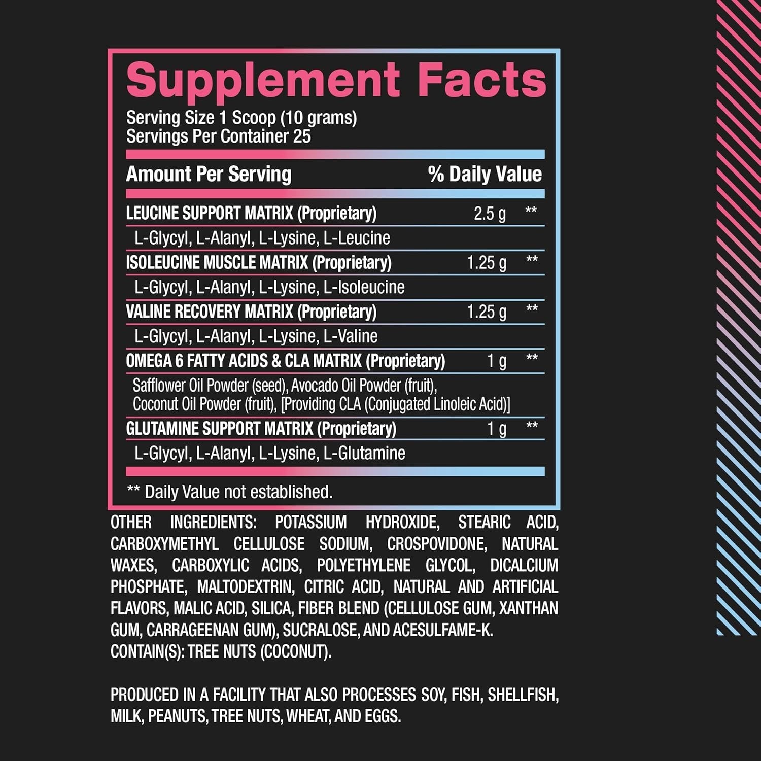 8.8 oz Best Aminos BCAA Powder – Hydration & Muscle Recovery Drink for Adults
