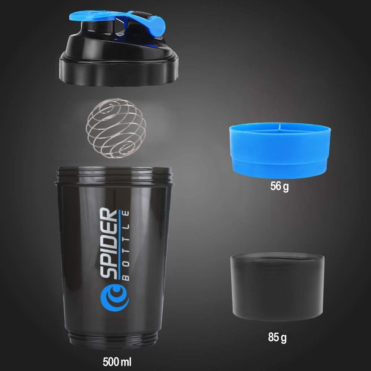 COOL INDIANS Shaker Bottle with Storage Jars