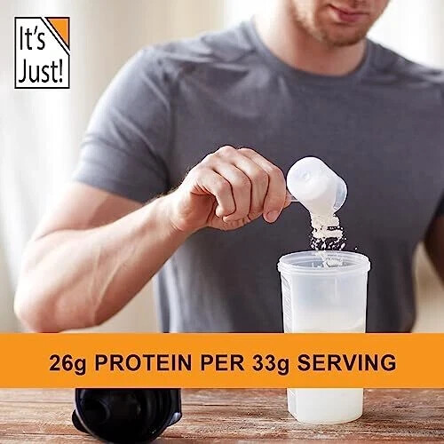 It’s Just – 100% Whey Protein Concentrate Made in USA Premium WPC-80 No Added