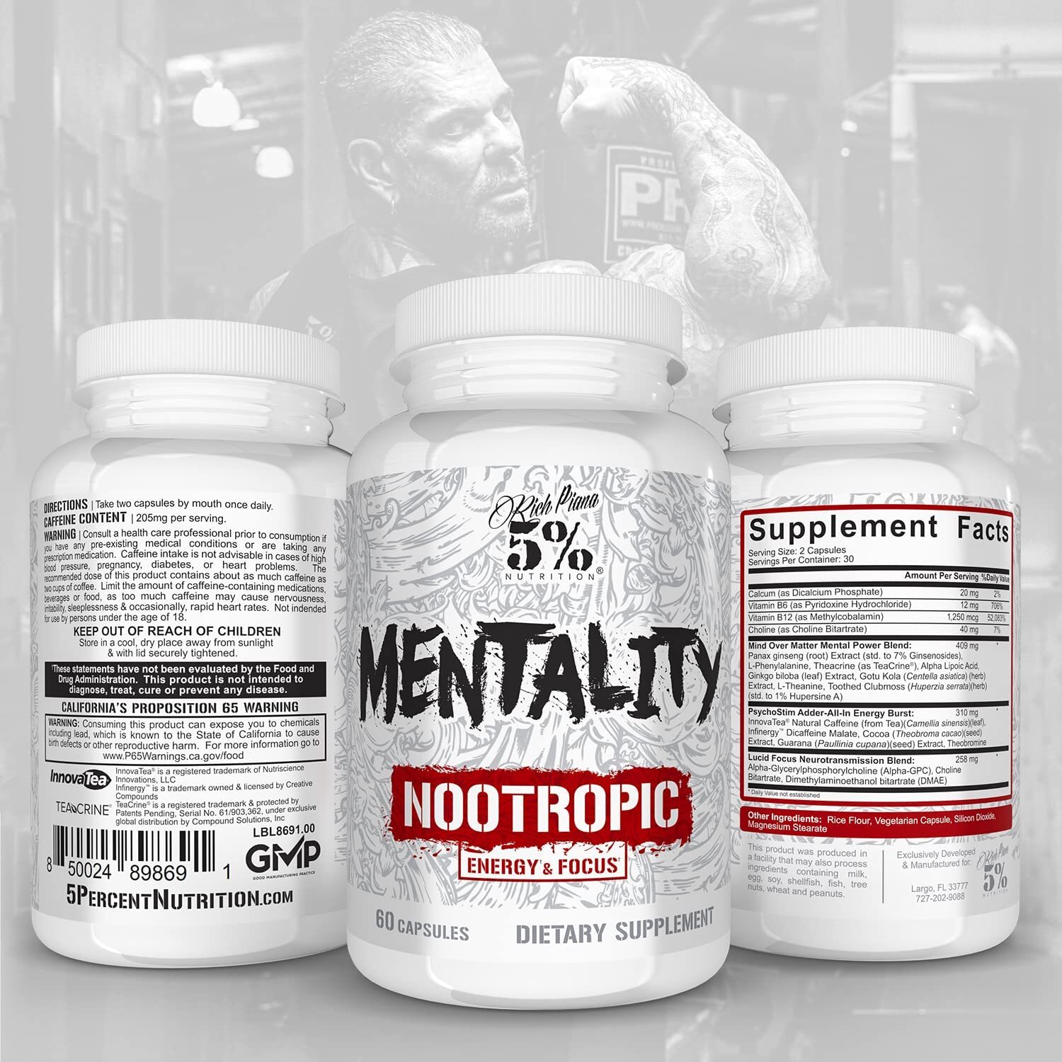 5% Nutrition – Rich Piana – Liver & Organ – Mentality – Post Gear + WHOLE LINE!