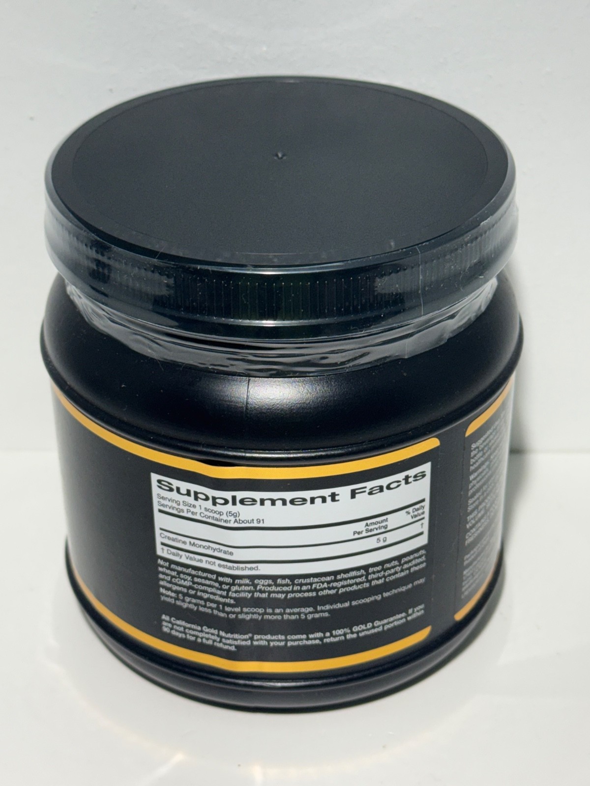 California Gold Nutrition, Sport, Creatine Monohydrate, Unflavored, 1 lb (454 g)