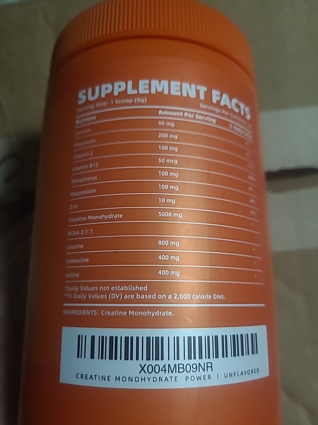 Happyummmm Creatine Monohydrate x10 Power 5G Creatine per Serving Exp 5/27