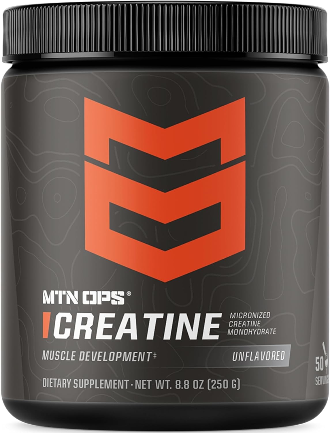 MTN OPS Creatine Monohydrate Powder, Unflavored 50 Serving Tub – 100% Pure…