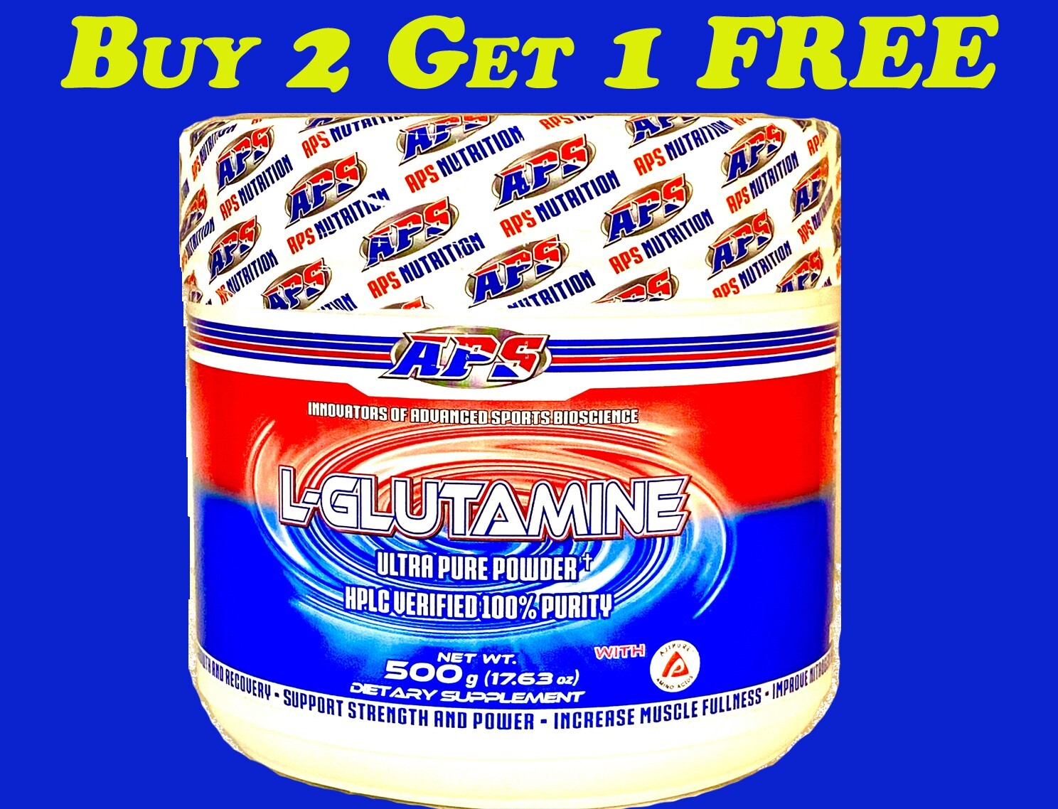 TwinLabs, APS, L-Glutamine Powder Unflavored 300, 500 Grams