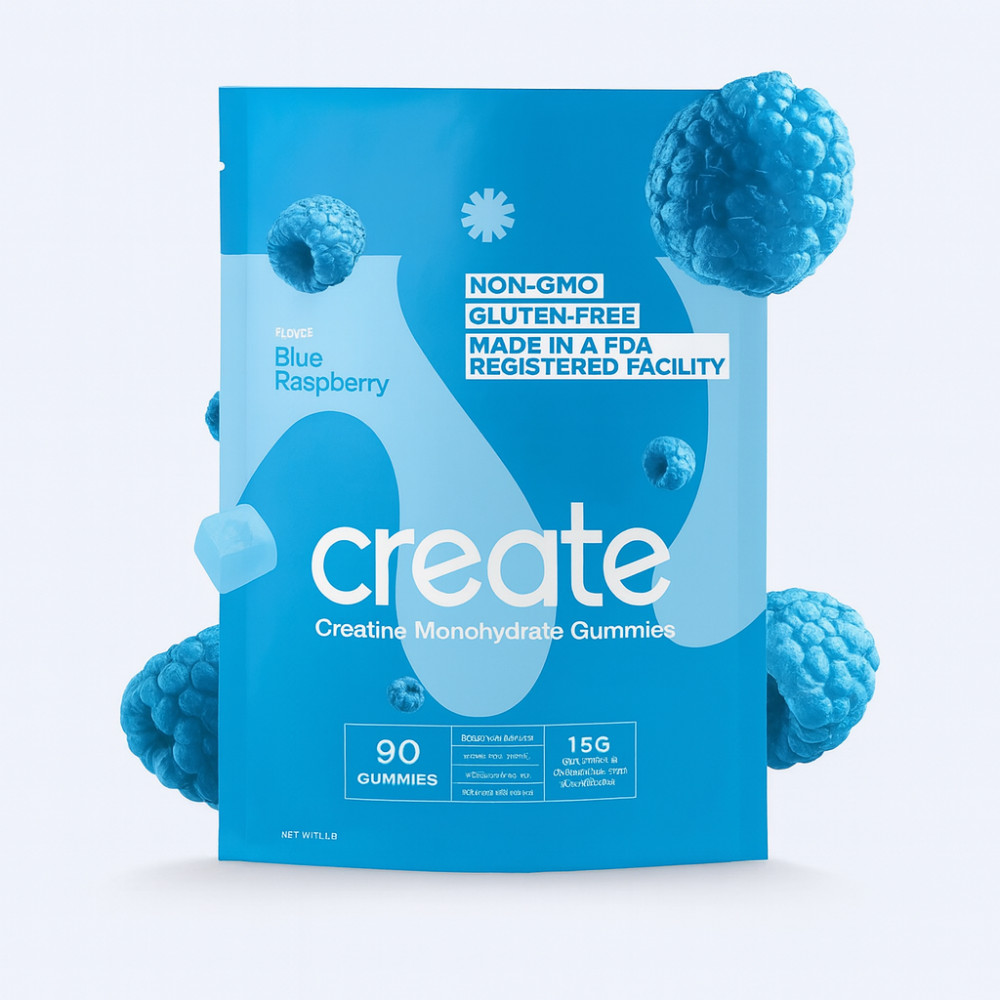 Creatine Monohydrate Gummies Sour Apple 90 Count Muscle Recovery Supplement