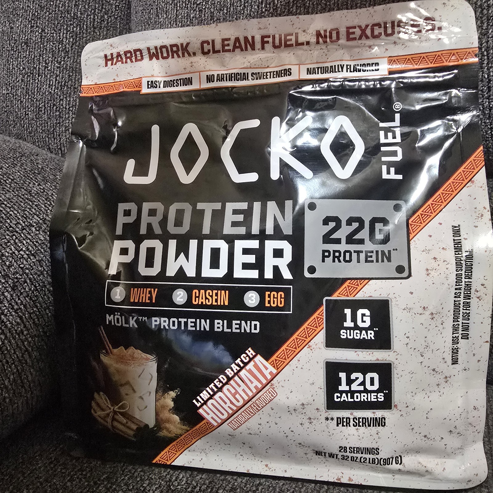 Jocko Fuel Mölk Horchata Protein Powder 22g 28 Servings 2lb Limited Batch Gym 🏋